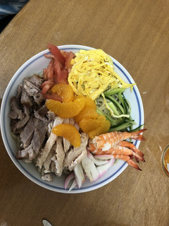 インスタントラーメンで豪華冷やし中華-レシピのメイン写真