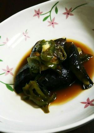 フライパンで☆ナスとピーマンの煮浸し-レシピのメイン写真