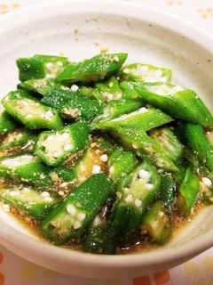 オクラの胡麻和え-レシピのメイン写真