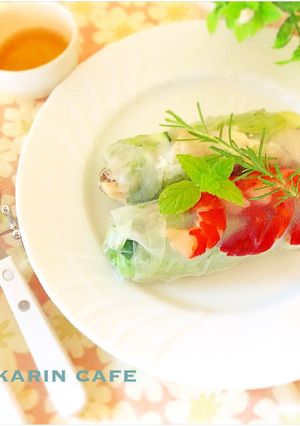 生春巻き＆手作りスイートチリソース-レシピのメイン写真