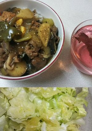 なす肉うま煮丼（血管ダイエット1256）-レシピのメイン写真