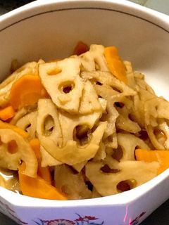 簡単常備菜✨レンコンと人参のきんぴら-レシピのメイン写真