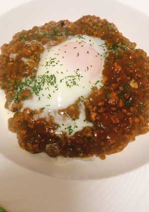 辛うま！温玉キーマカレー-レシピのメイン写真