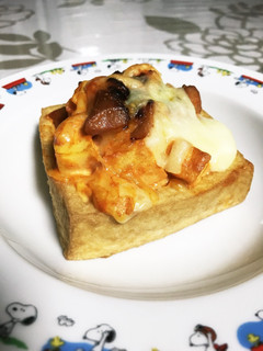 簡単!美味しい!チーズタッカルビ風厚揚げ-レシピのメイン写真