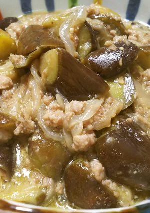 めんつゆで!茄子の肉そぼろ旨だれ炒め-レシピのメイン写真