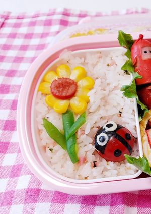 ☆ひまわりのお弁当☆-レシピのメイン写真