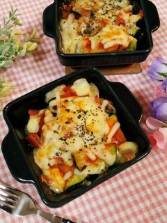 ズッキーニのピザ風チーズ焼き-レシピのメイン写真