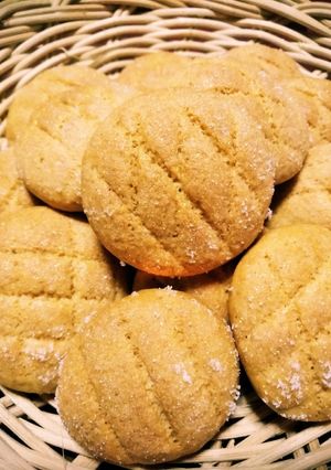 HMで簡単!メロンパンクッキー!-レシピのメイン写真