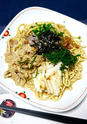 簡単！香味野菜で☆冷製豚しゃぶパスタ-レシピのメイン写真