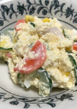 豆腐サラダ〜ポテサラ風〜-レシピのメイン写真