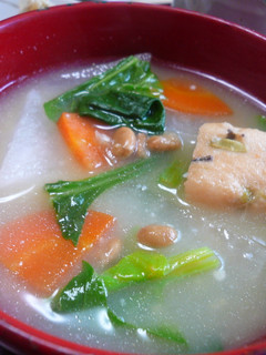 おかずにもなる 具沢山納豆汁-レシピのメイン写真