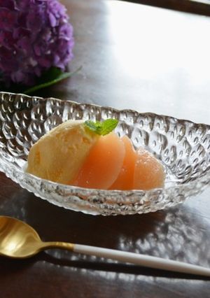 ピンク色♡桃のコンポート-レシピのメイン写真