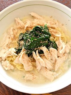 塩とんこつ冷やしポパイラーメン-レシピのメイン写真
