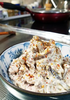 ポリ袋で！鯖缶と市販のきんぴらのサラダ-レシピのメイン写真