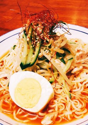 ＊旨辛!!大盛りもやしの即席冷やし麺＊-レシピのメイン写真