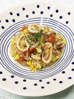 イカの炊飯器ピラフ-レシピのメイン写真