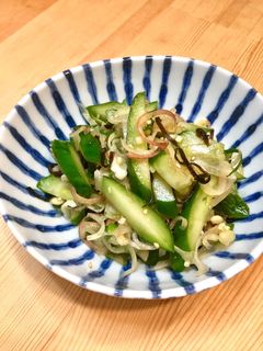 夏にさっぱり!きゅうりの薬味和え-レシピのメイン写真