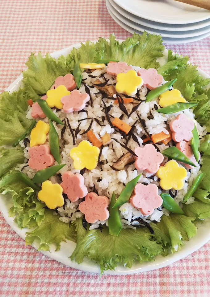敬老の日に☆ひじきの煮物の簡単ちらし寿司-レシピのメイン写真