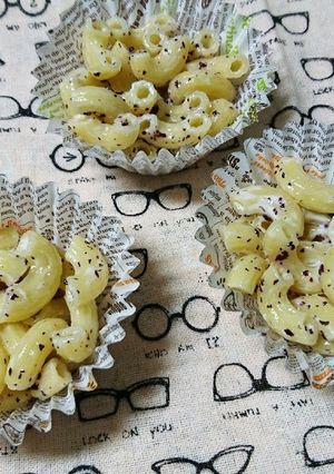 マカロニのゆかりマヨ-レシピのメイン写真