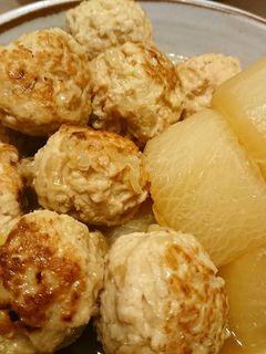 鶏団子と大根の煮物-レシピのメイン写真