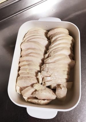 簡単♡放置♡しっとり鶏ハム-レシピのメイン写真