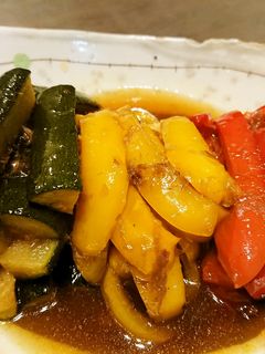 夏野菜の揚げ浸し-レシピのメイン写真
