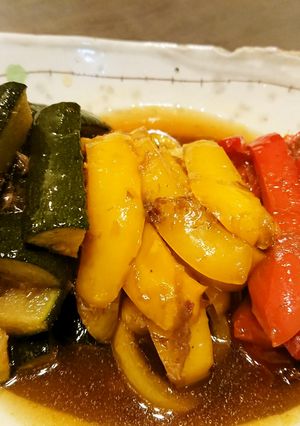 夏野菜の揚げ浸し-レシピのメイン写真