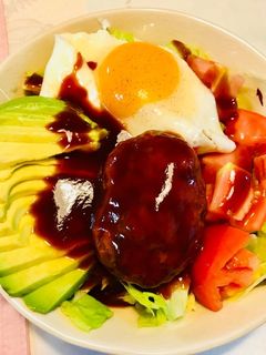ロコモコ丼-レシピのメイン写真