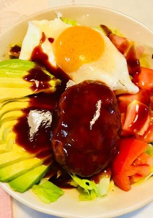ロコモコ丼-レシピのメイン写真