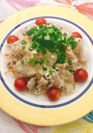金のごまだれで作る豚しゃぶ-レシピのメイン写真