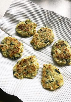 離乳食☆しらすとほうれん草の豆腐おやき-レシピのメイン写真