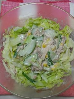 うめマヨ夏サラダ-レシピのメイン写真