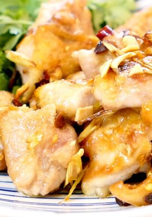 エスニック好きに！鶏肉のレモングラス炒め-レシピのメイン写真