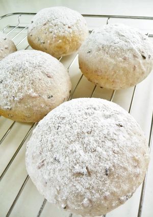 ほわほわ～❀雑穀ご飯パン　黒米-レシピのメイン写真