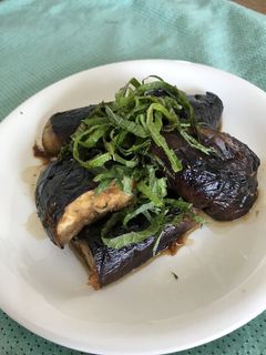 焼きナスの生姜酢醤油かけ-レシピのメイン写真