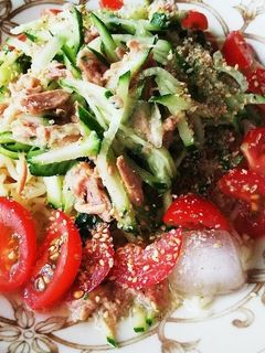 簡単きゅうりでサッパリ冷やし塩ラーメン!-レシピのメイン写真