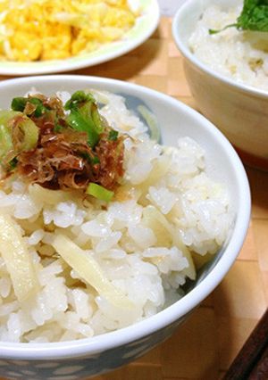 白だし┃新生姜の炊き込みごはん-レシピのメイン写真