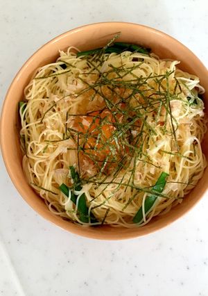 簡単！卵かけパスタ。-レシピのメイン写真
