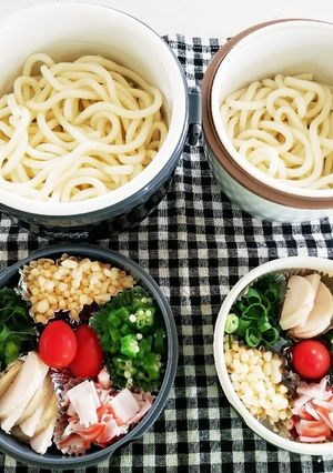 夏に❤冷うどん弁当-レシピのメイン写真