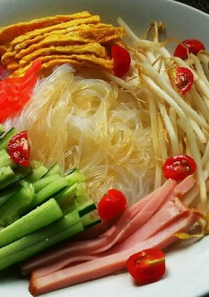 夏のダイエットに！春雨冷麺！-レシピのメイン写真