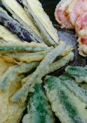 あれっ美味♥トマト&キュウリの天ぷら-レシピのメイン写真