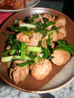大豆ミートと葉にんにくの炒め物-レシピのメイン写真