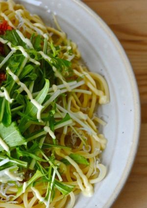 【ズボラ飯】鮭ほぐし身のパスタ-レシピのメイン写真