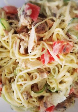 簡単サバ缶のそうめんサラダ-レシピのメイン写真