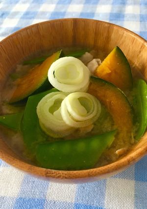 かぼちゃの味噌汁-レシピのメイン写真