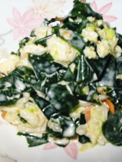 ~金のごまだれ✿ワカメと白菜の和え物~-レシピのメイン写真