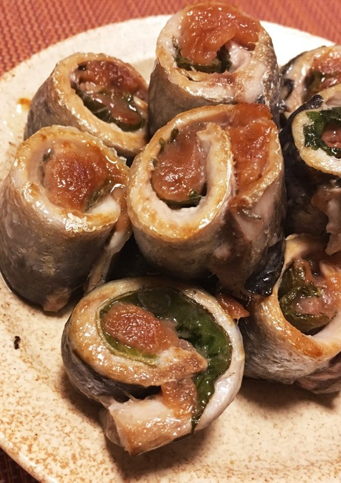 イワシの梅巻き焼き-レシピのメイン写真