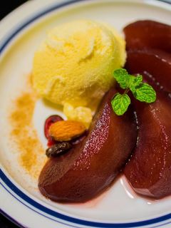 【夏のデザート】林檎の赤ワインコンポート-レシピのメイン写真