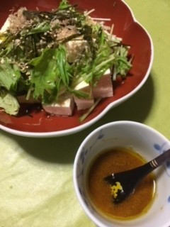 甘酒ドレッシングdeお豆腐サラダ-レシピのメイン写真