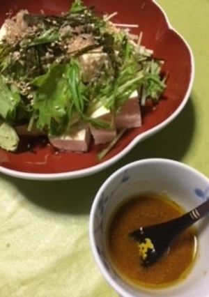 甘酒ドレッシングdeお豆腐サラダ-レシピのメイン写真